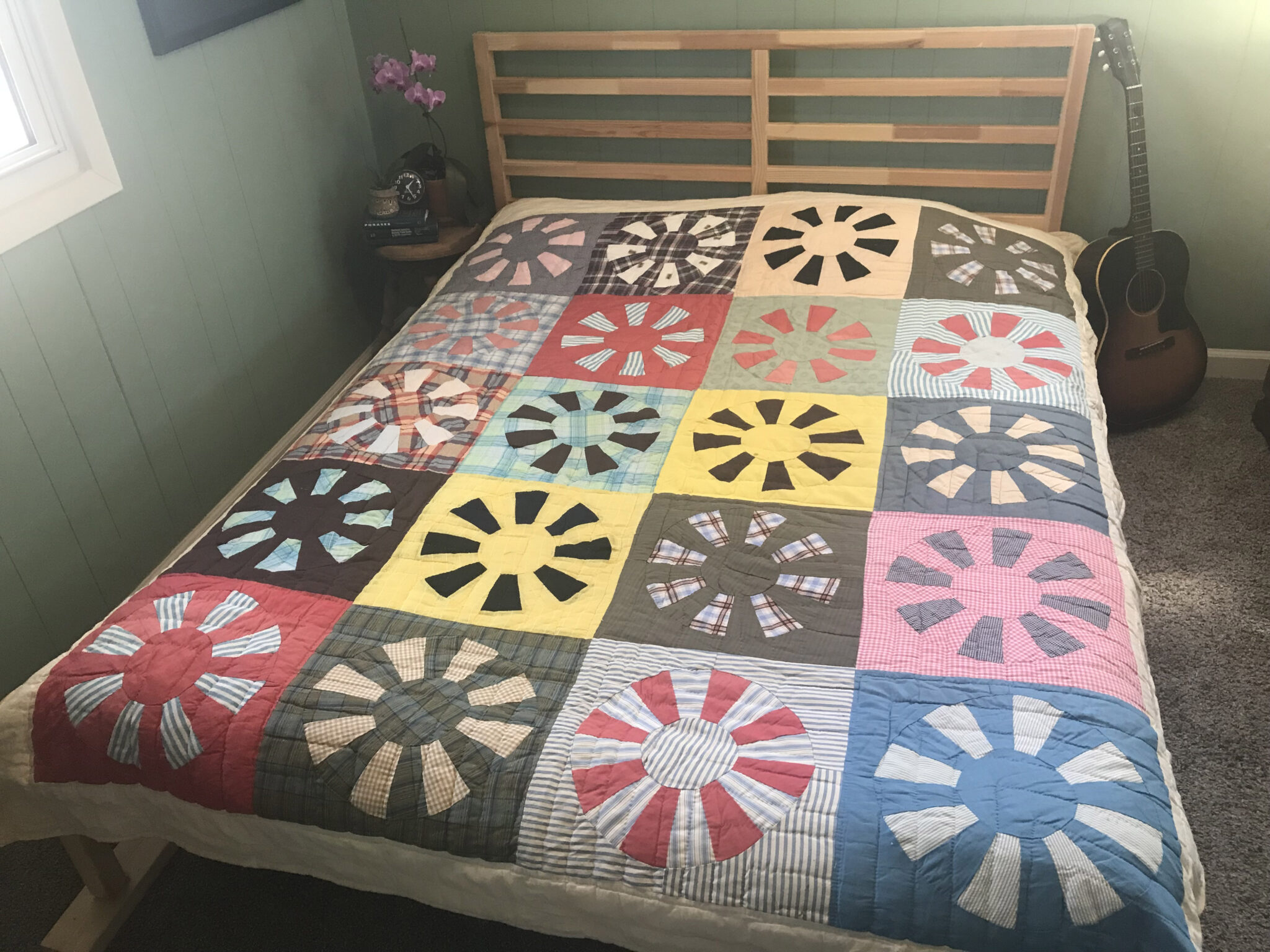 Hand sewn quilt