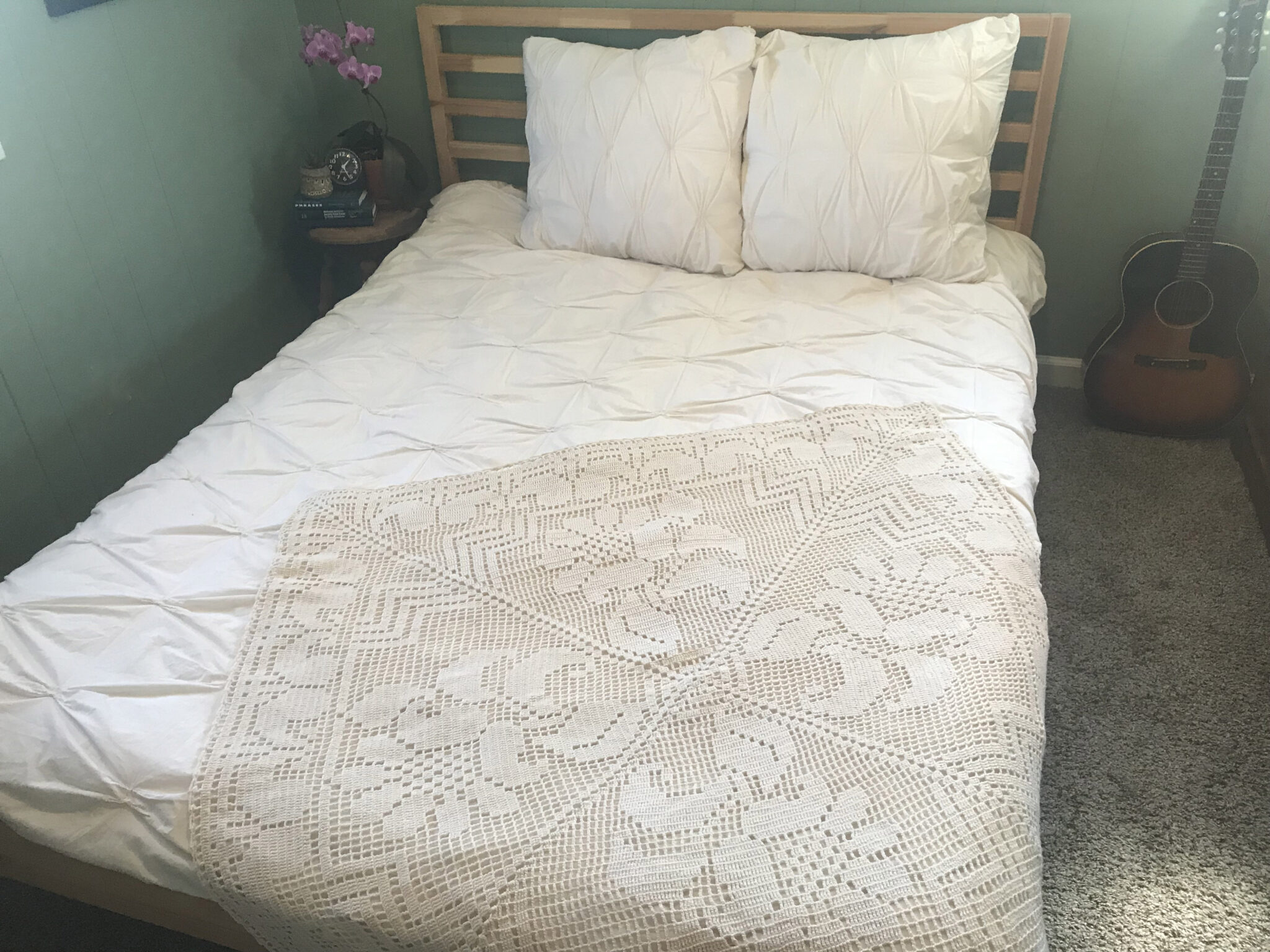 Hand crochet blanket